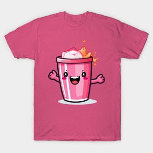 Soft drink cute T-Shirt cute giri T-Shirt